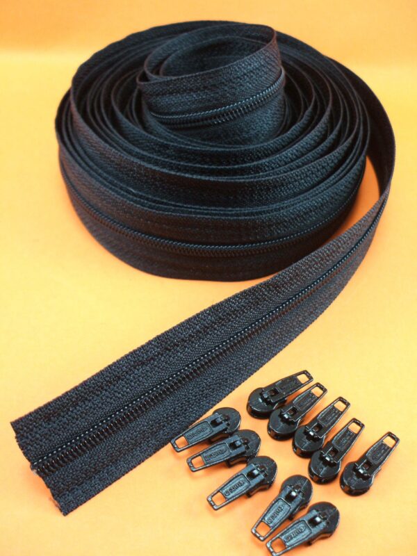 Black Upholstery Zipper no 3