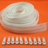 Continuous Zipper Upholstery No 3 Plus Sliders Choose -Beige, Black or White - Image 11