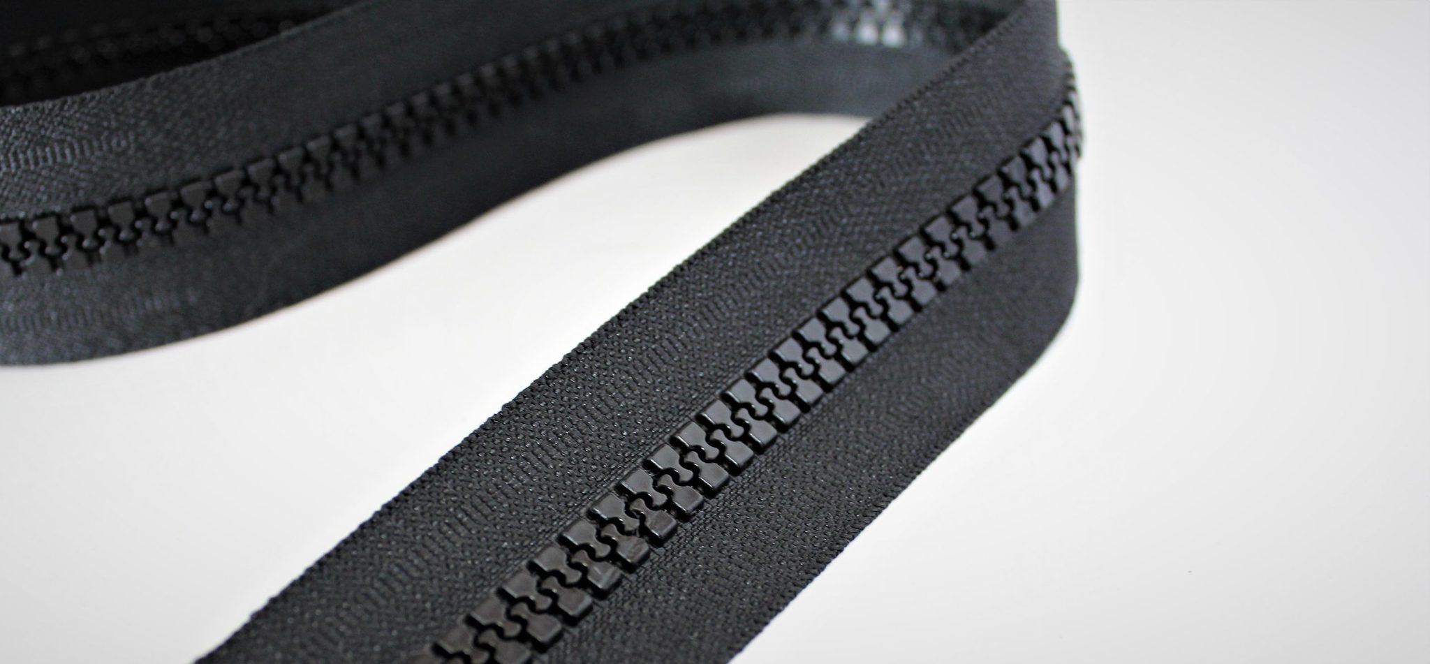 Black Continuous Zipper Size No 3 Large Zippers